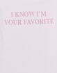 FULL TILT Favorite Girls Baby Tee image number 2