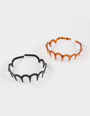 FULL TILT 2 Pack Wide Tooth Headbands Primary Image