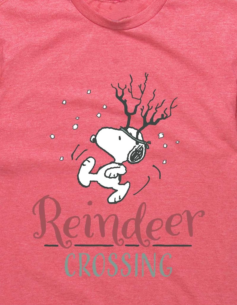 PEANUTS Reindeer Crossing Unisex Tee image number 1