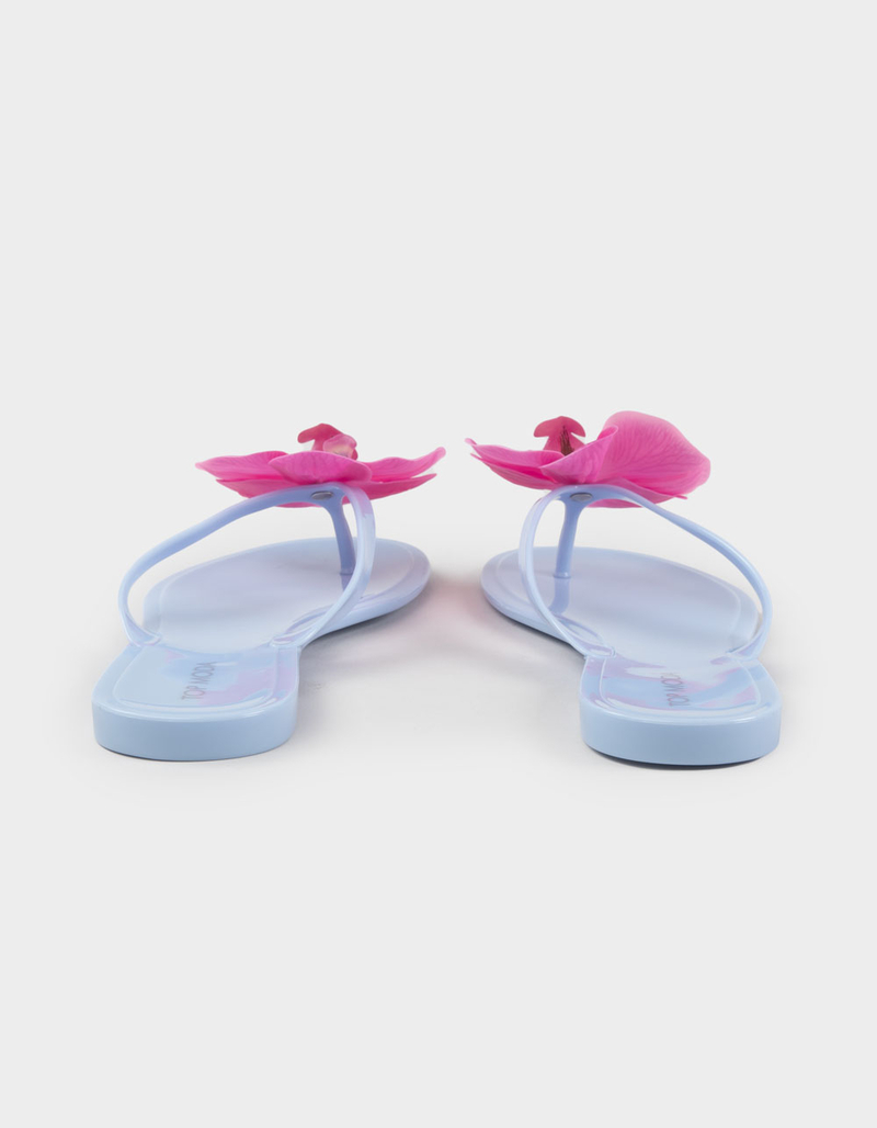 TOP MODA Hibiscus Womens Flip Flops image number 3