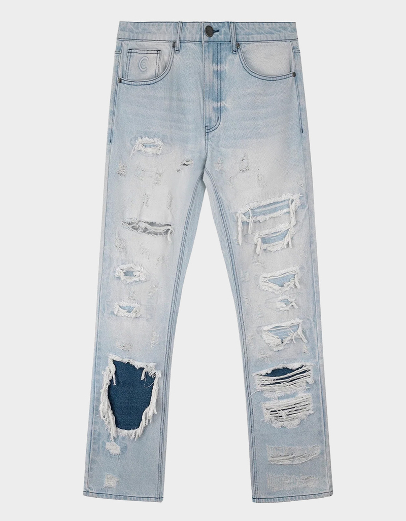 CALIBER Liberty Stud Mens Flare Jeans image number 0