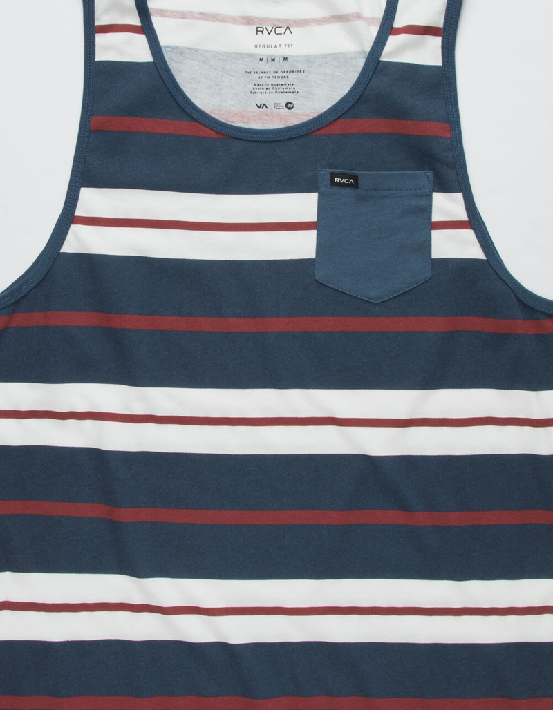RVCA Change Up Navy Mens Pocket Tank Top image number 1