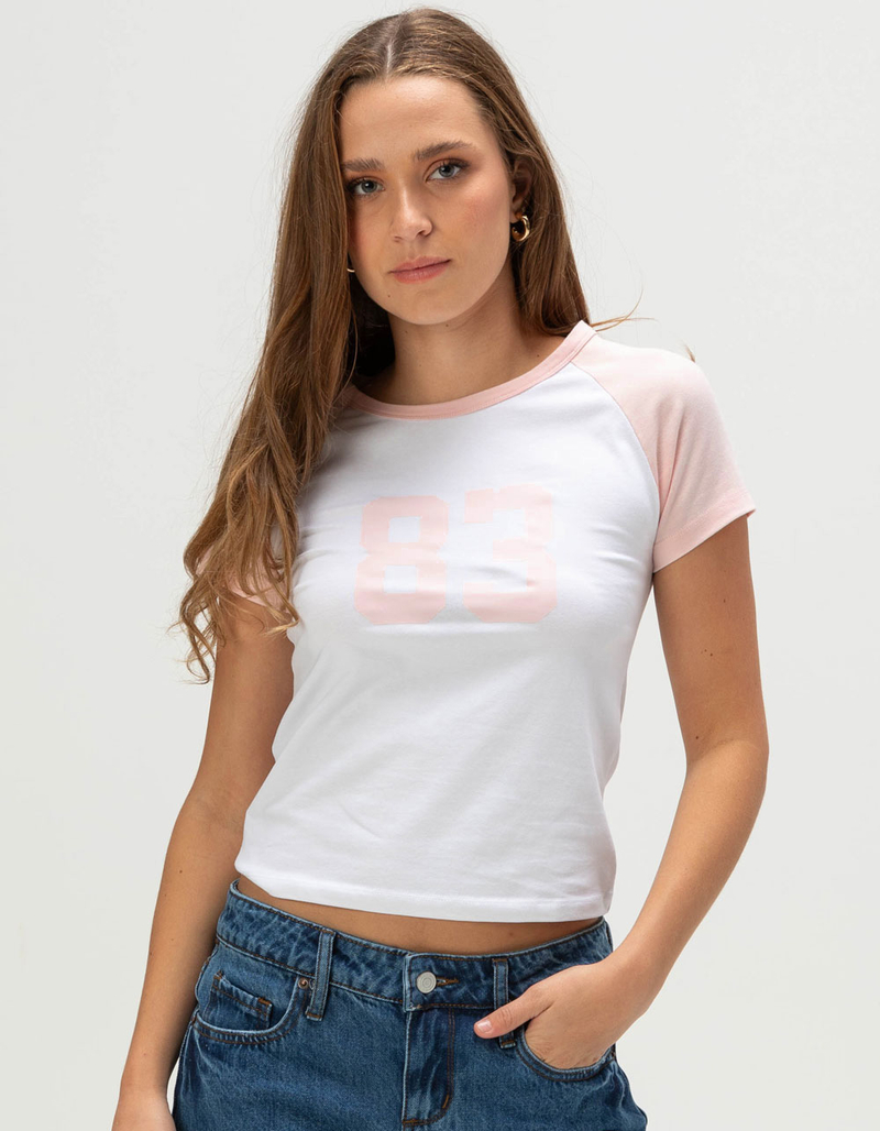 RSQ Womens 83 Raglan Tee image number 0