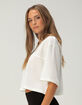 NIKE Womens Crop Mesh Jersey image number 3
