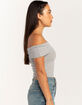 RSQ Womens Off The Shoulder Top image number 3