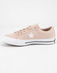 CONVERSE One Star OX Particle Beige & White Womens Shoes image number 4