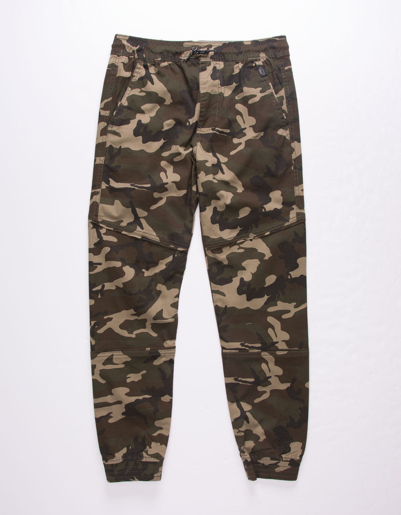 NITROUS BLACK Silencer Boys Camo Jogger Pants image number 0