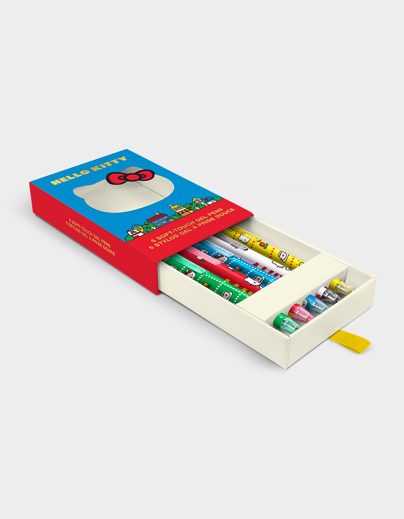 STUDIO OH! x Sanrio Retro Hello Kitty Soft- Touch Gel Pen Set image number 1