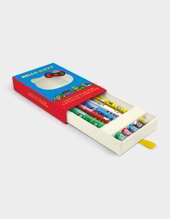 STUDIO OH! x Sanrio Retro Hello Kitty Soft- Touch Gel Pen Set Alternative Image