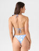 ROXY Golden Glow Reversible Tie Side Cheeky Bikini Bottoms image number 5