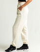 ADIDAS Relaxed Womens No-Dye Jogger Sweatpants image number 3
