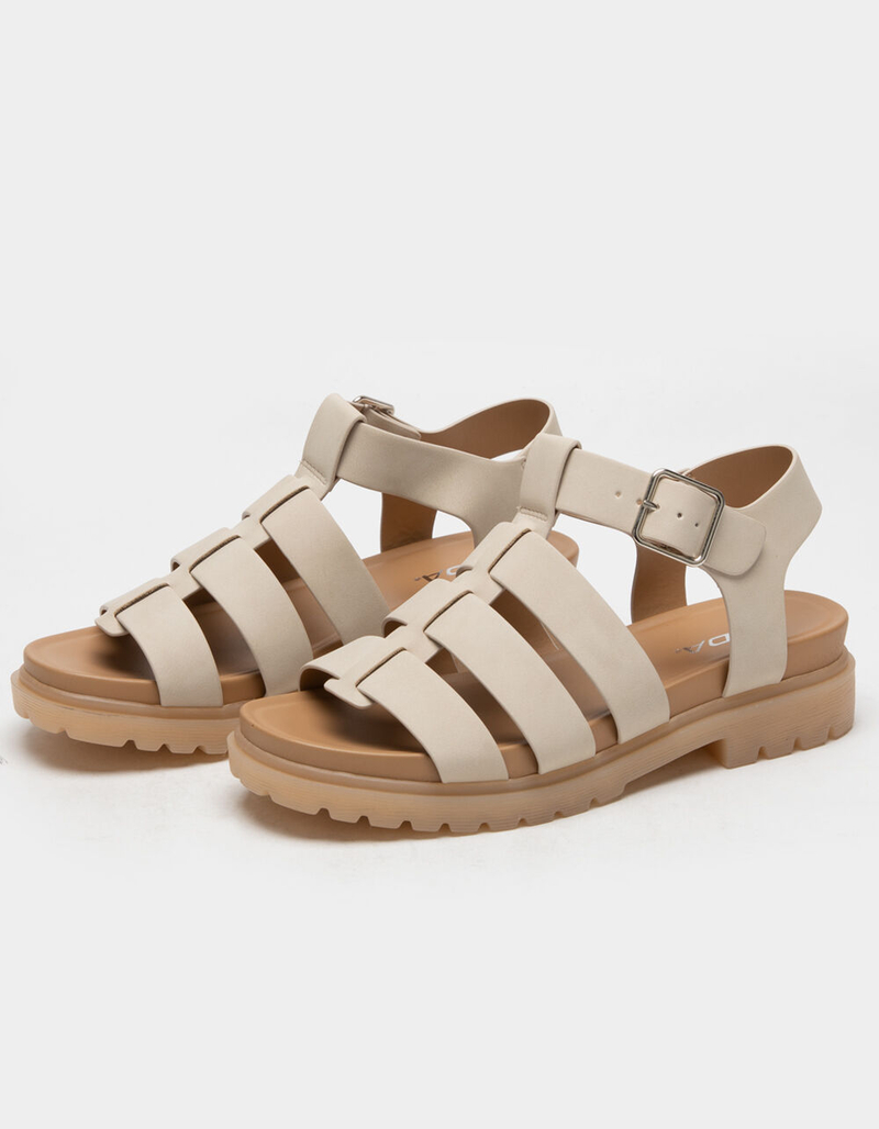 SODA Caged Ankle Strap Womens Sandals image number 0