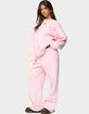 EDIKTED Love Edikted Wide Leg Sweatpants image number 4