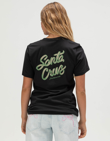 SANTA CRUZ Ribbon Script Womens Tee Primary Image