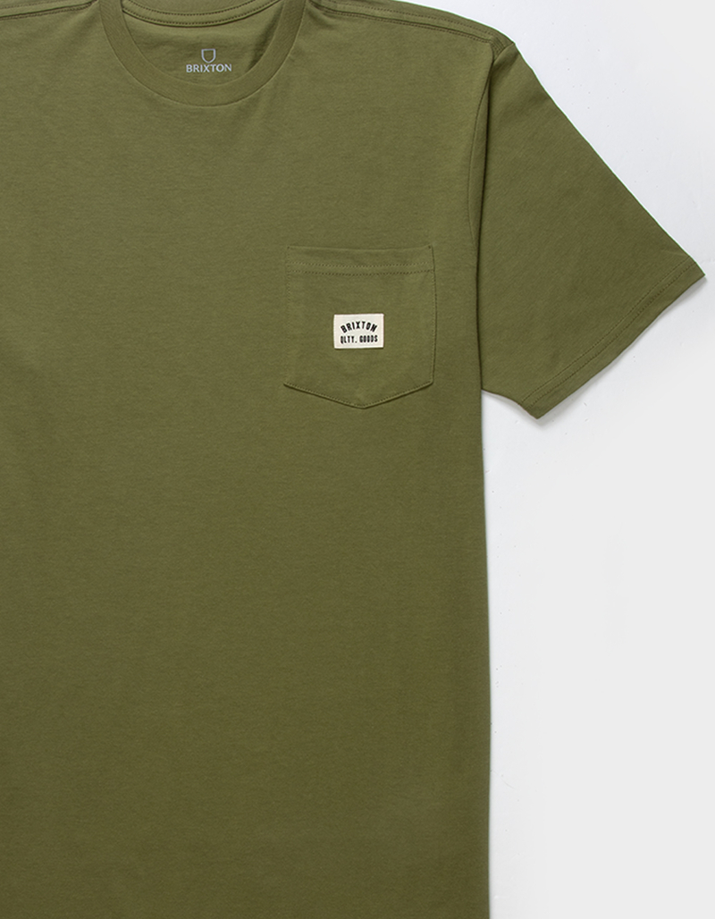 BRIXTON Woodburn Mens Pocket Tee image number 1