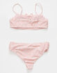 FULL TILT Floral Tie Front Girls Bikini Set image number 2