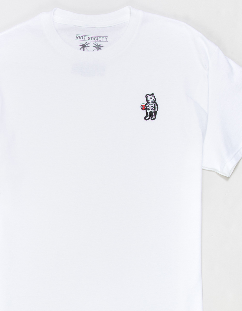 RIOT SOCIETY X-Ray Bear Embroidered Mens Tee image number 1