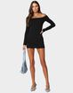 EDIKTED Rox Off Shoulder Mini Dress image number 4