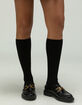 FULL TILT Ribbed Knee High Womens Socks image number 2