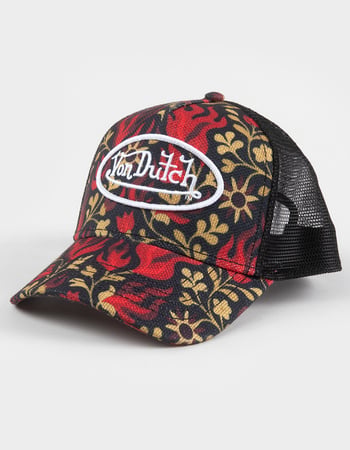 VON DUTCH Burnbloom Trucker Hat Primary Image