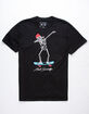 RIOT SOCIETY Skeleton Skate Dab Boys T-Shirt