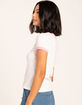 FULL TILT Solid Ringer Womens Tee image number 2