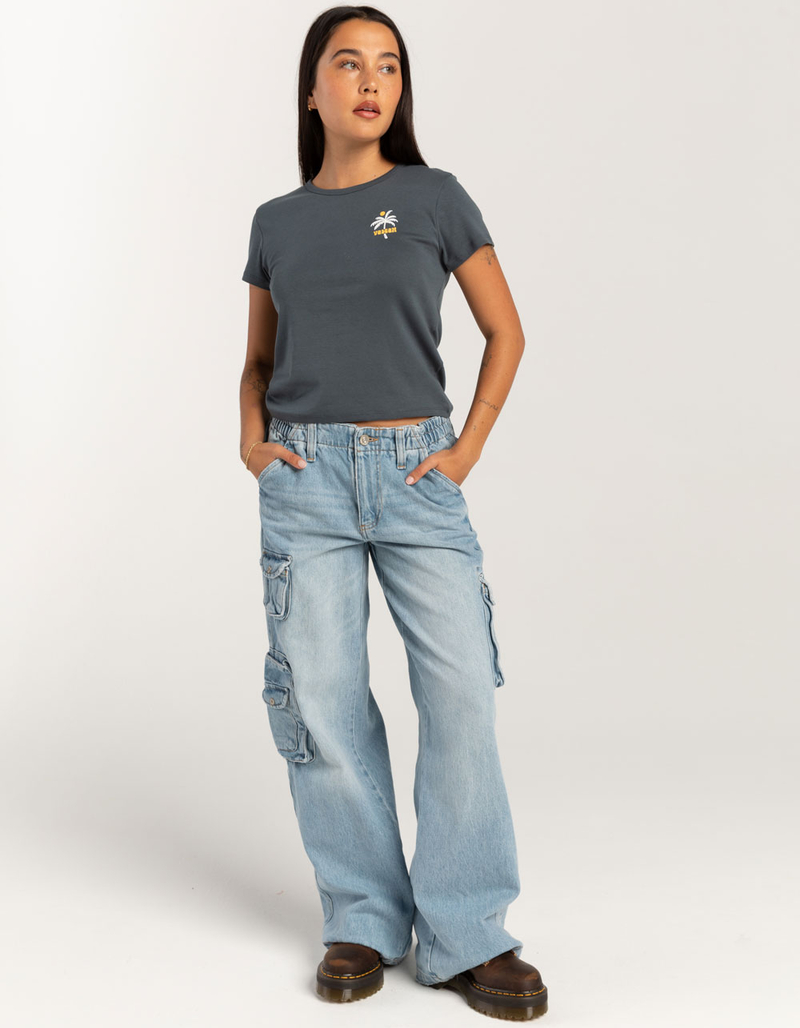 VOLCOM Palm Things Womens Baby Tee image number 3