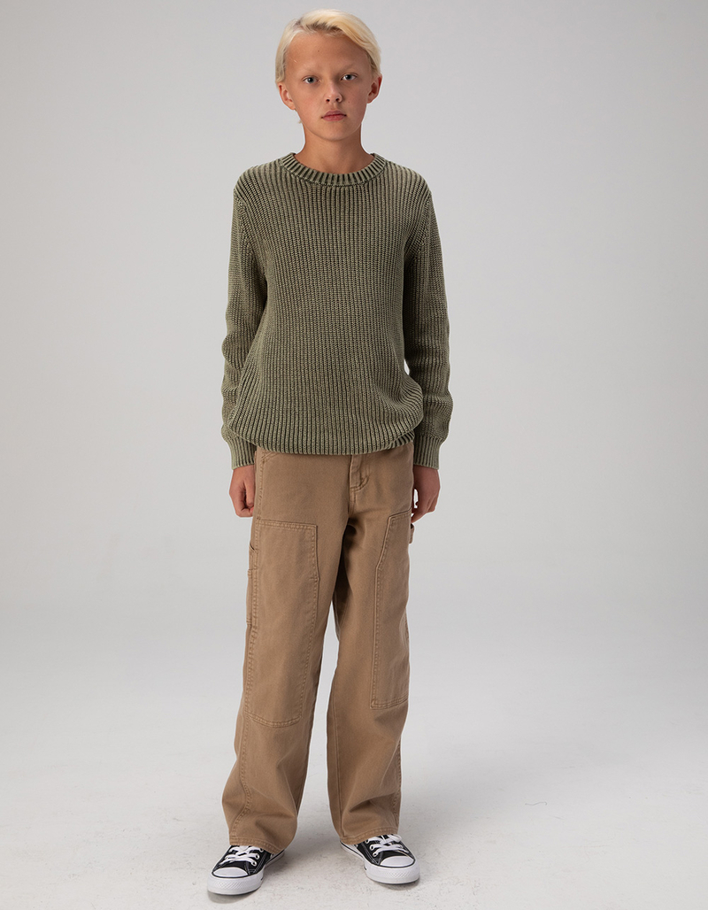 RSQ Boys Washed Crewneck Sweater image number 4