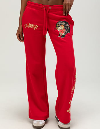 ED HARDY Panther Womens Sweatpants Alternative Image