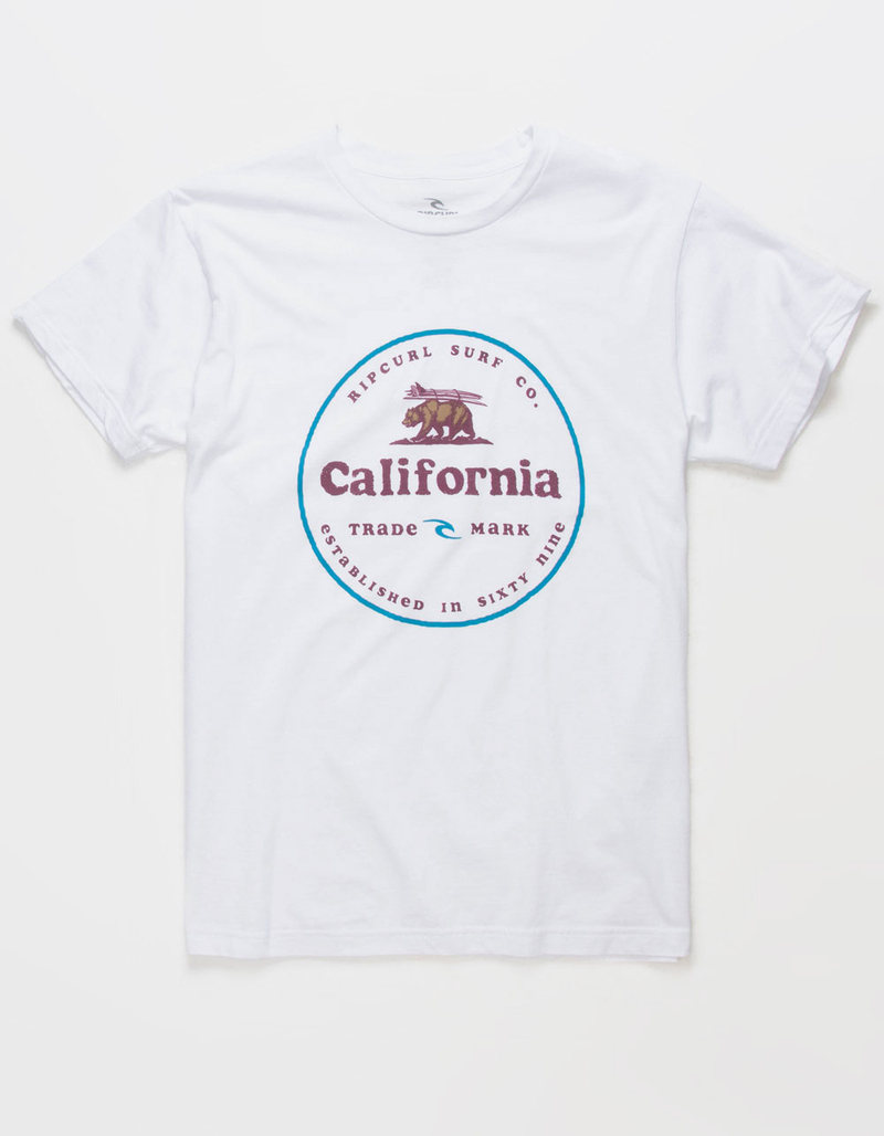 RIP CURL Big Cali Bear Mens Premium Tee image number 0