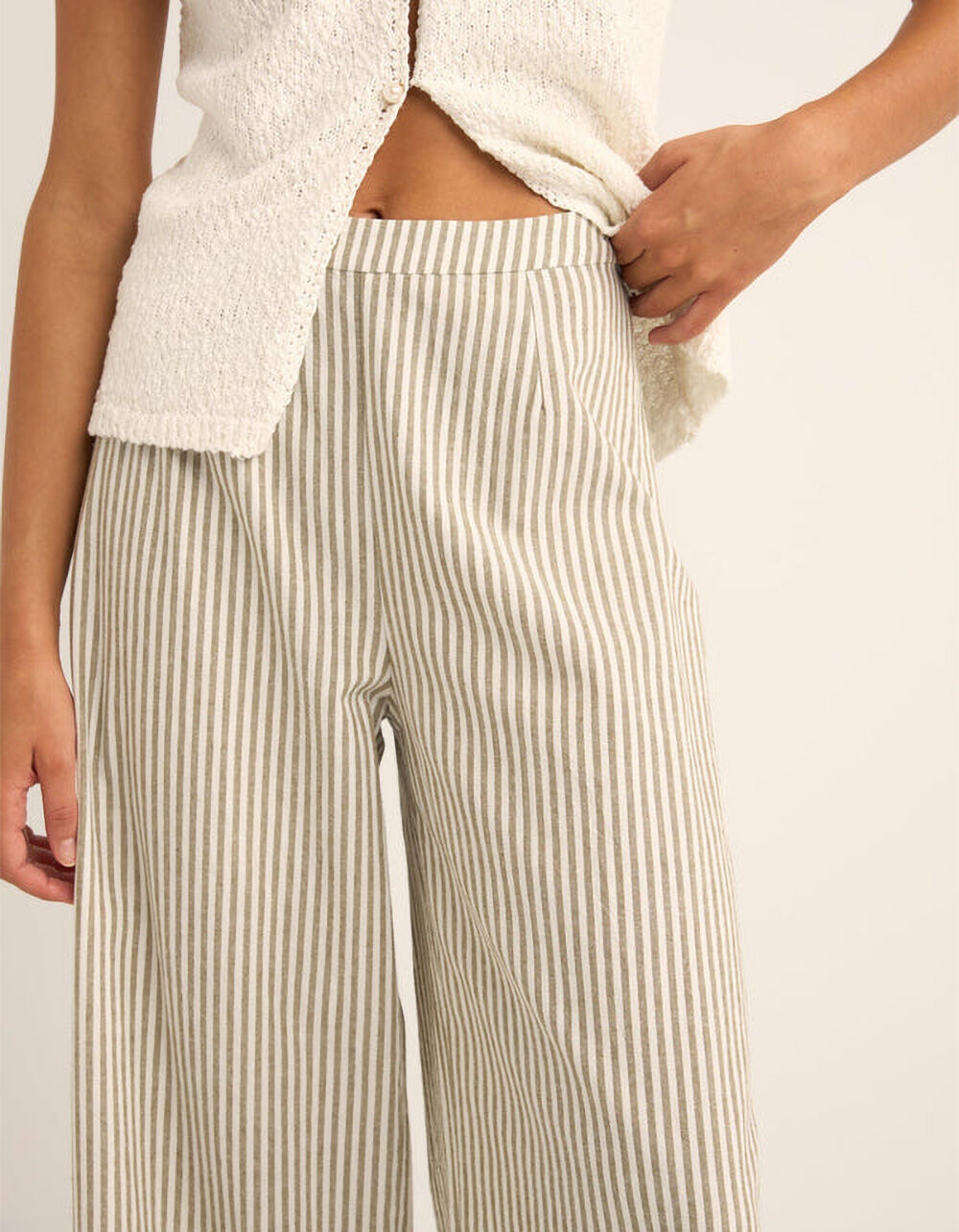 スズキタカユキ　wide legged pantsⅡ[nude stripe] suzuki takayuki スズキタカユキ wide legged pants Ⅱ [A232-13