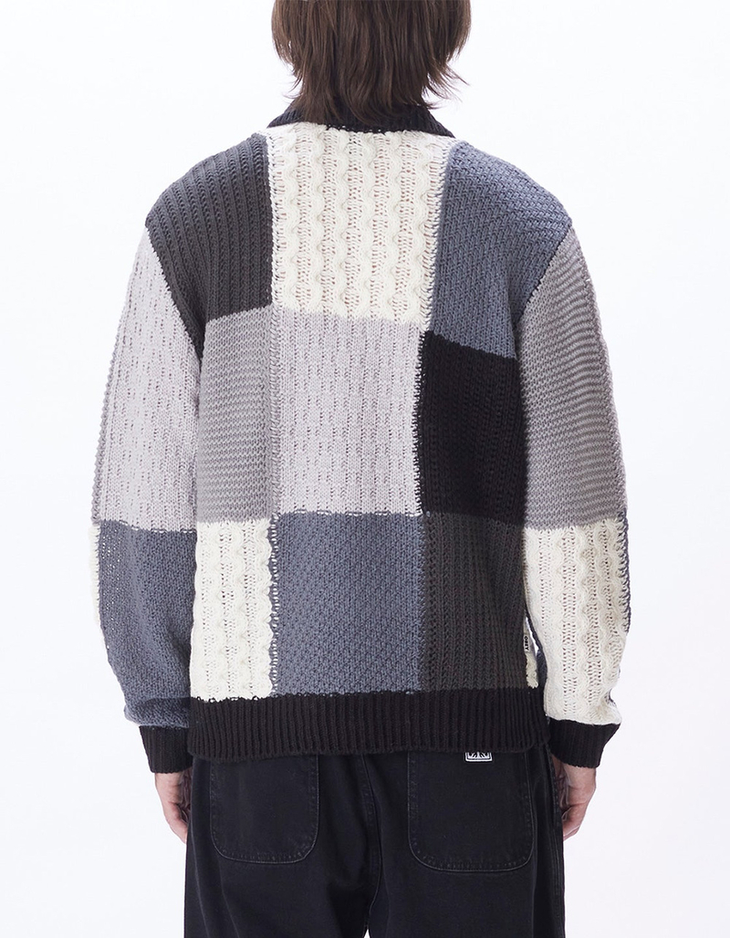 OBEY Oliver Patchwork Mens Sweater image number 3