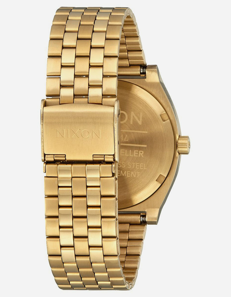 NIXON Simplify Time Teller Gold & Black Watch image number 2