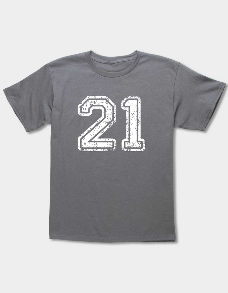 COLLEGIATE 21 Distressed Unisex Kids Tee image number 0