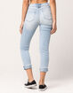 SKY AND SPARROW Ripped Womens Mom Jeans image number 3