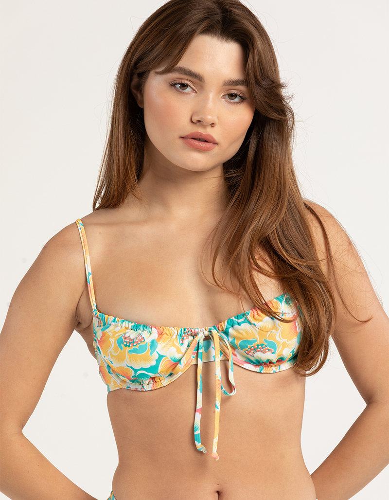 KULANI KINIS Honey Pot Ruched Underwire Bikini Top image number 0