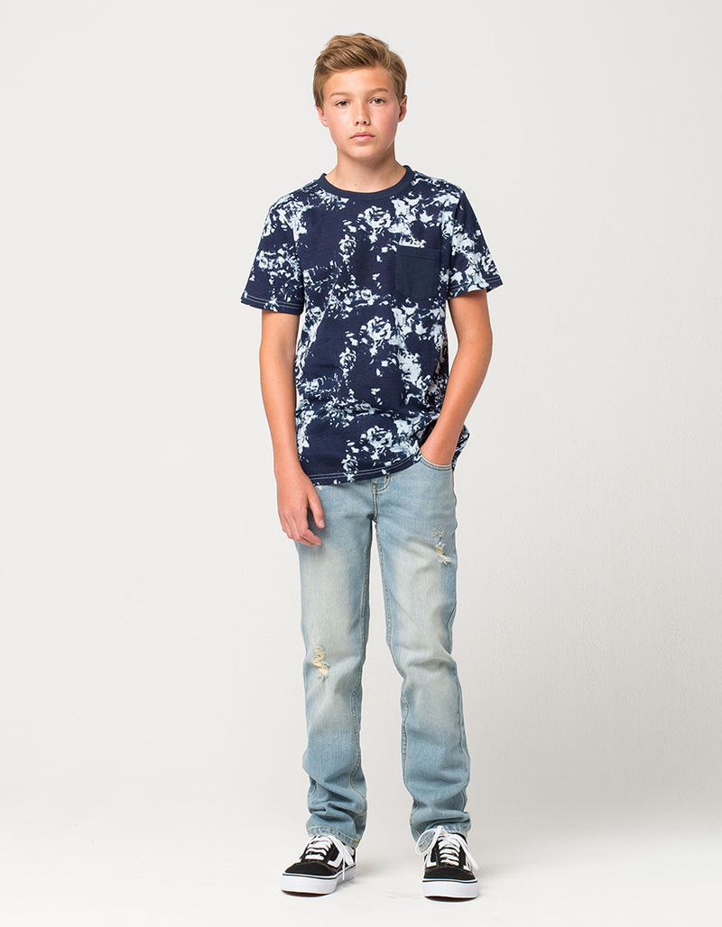 RSQ Tokyo Super Skinny Stretch Boys Ripped Jeans image number 1