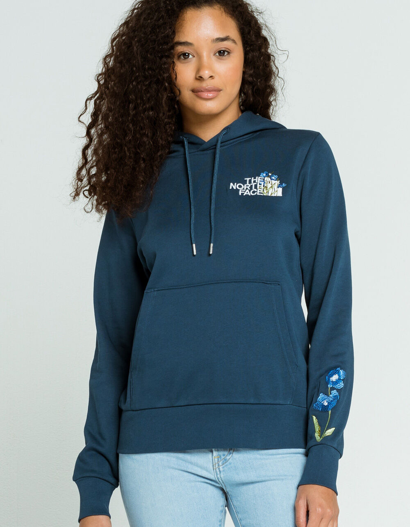 THE NORTH FACE Himalayan Bottle Source Womens Teal Blue Hoodie image number 0