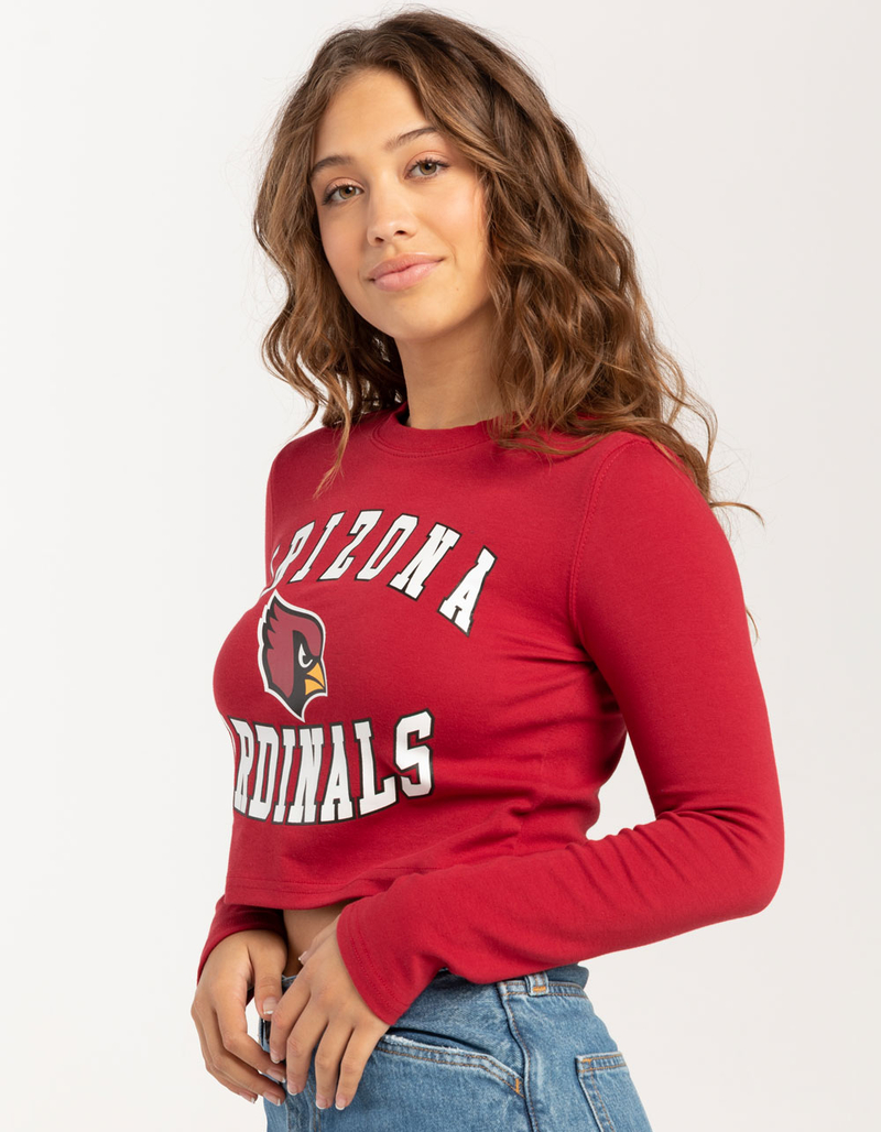 NFL Arizona Cardinals Womens Long Sleeve Baby Tee image number 2