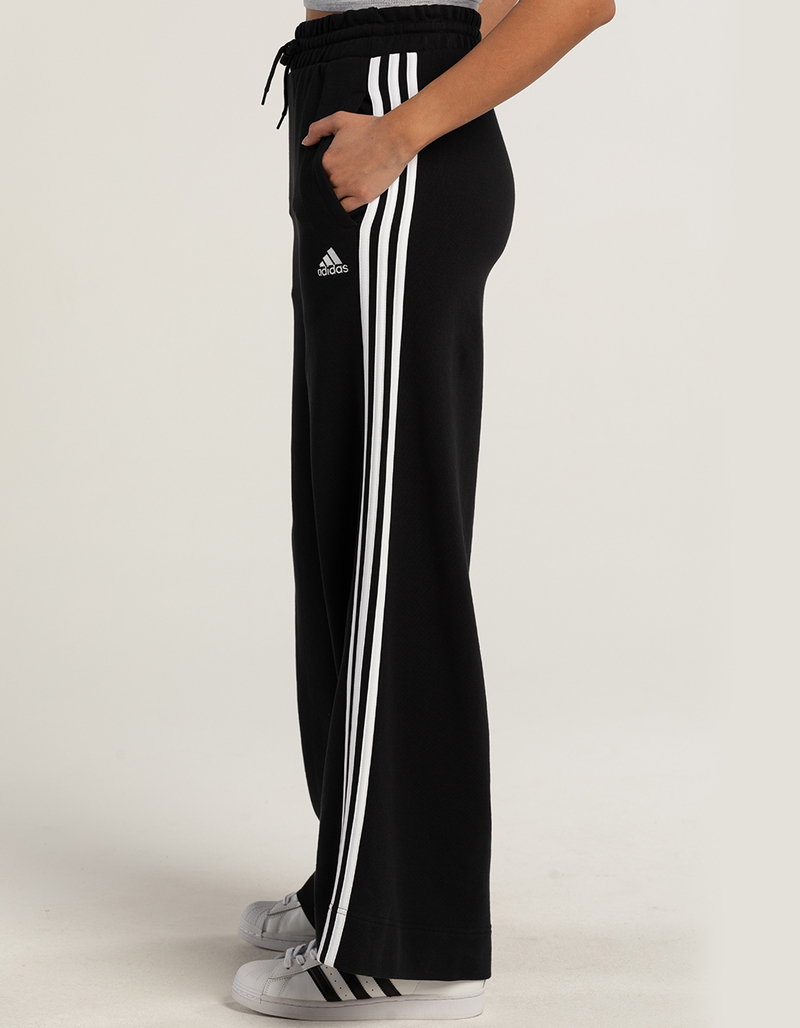 ADIDAS 3-Stripe Womens Wide Sweatpants image number 2