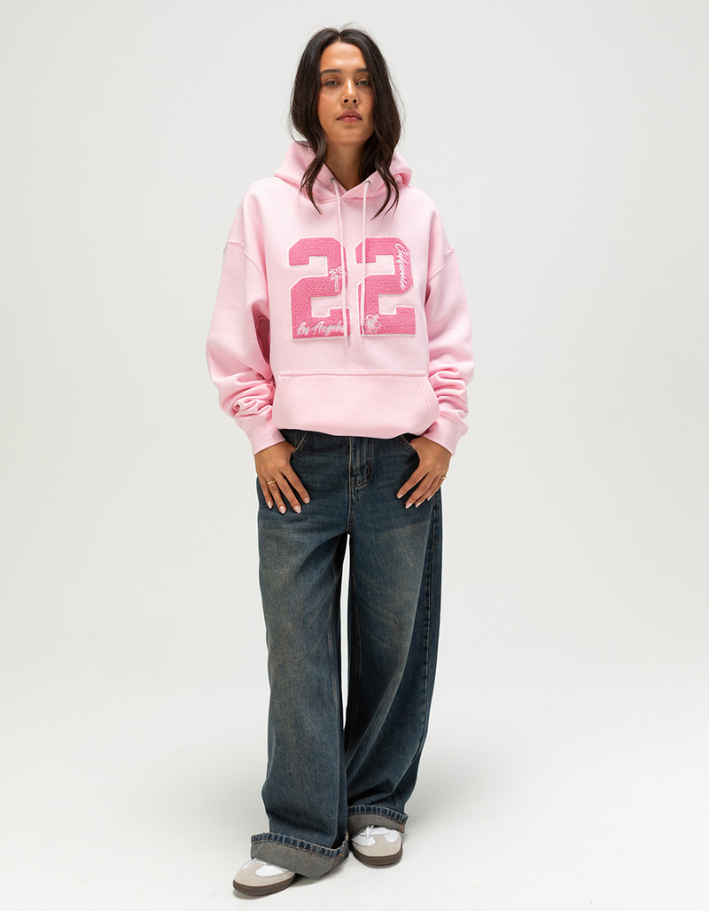 RSQ Womens 22 Chenille Patch Hoodie image number 4