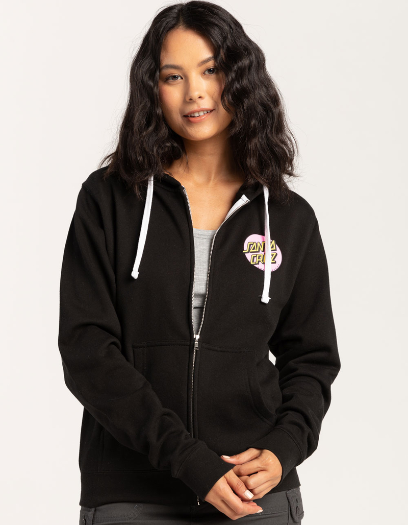 SANTA CRUZ Other Dot Womens Zip-Up Hoodie image number 2