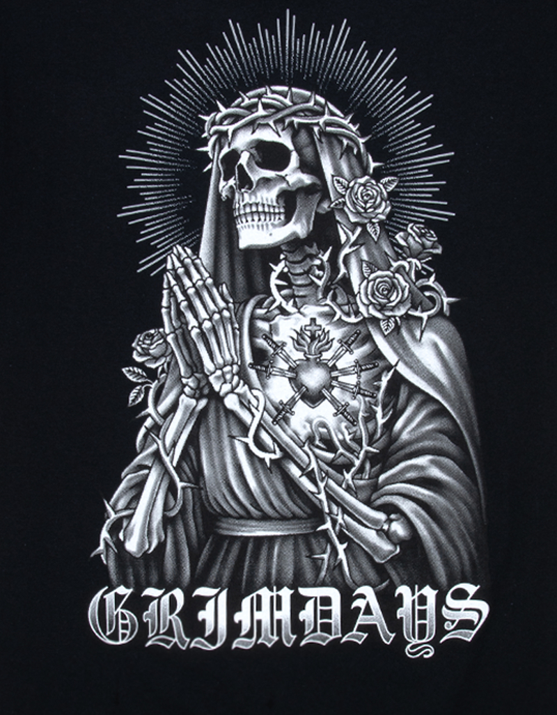 GRIM DAYS Saved Mens Tee image number 2