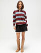RHYTHM Siglo Knit Womens Long Sleeve Polo Shirt image number 2