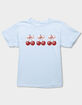 CHERRIES Trio Bows Unisex Kids Tee image number 1