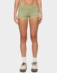 EDIKTED Isara Striped Shorts image number 1