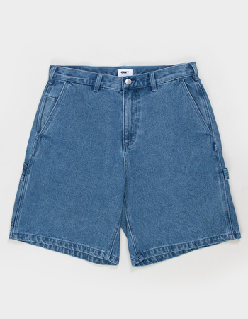 OBEY Bigwig Mens Denim Carpenter Shorts Primary Image