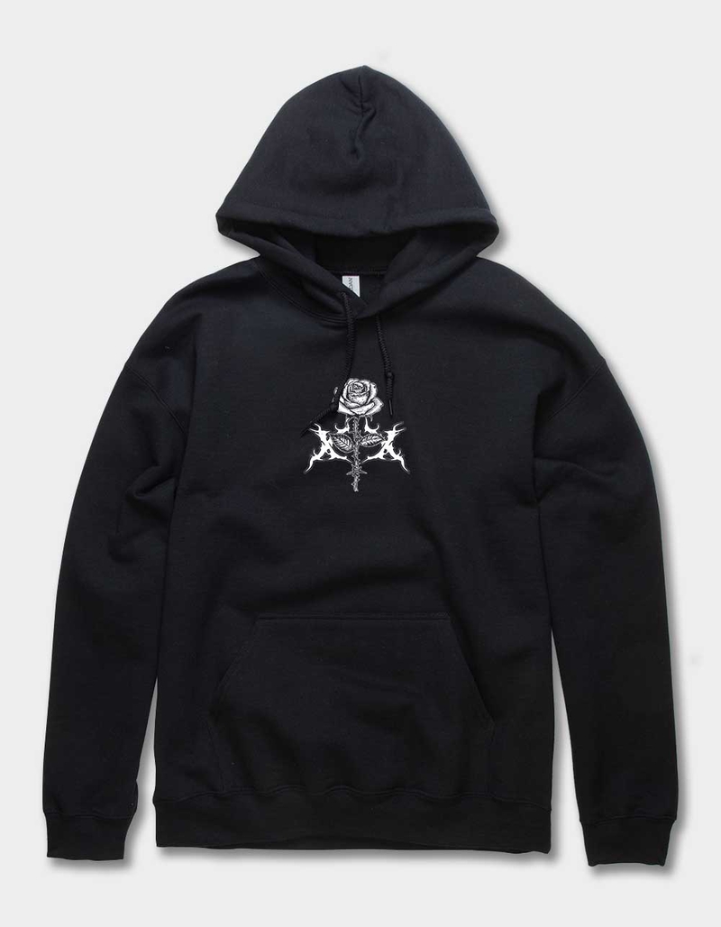 ROSE Grunge Rose Unisex Hoodie image number 0