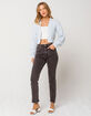 COTTON CANDY LA Fuzzy Womens Light Blue Crop Cardigan image number 4