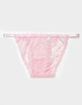 FULL TILT Strappy Side Lace Bikini Panties image number 2